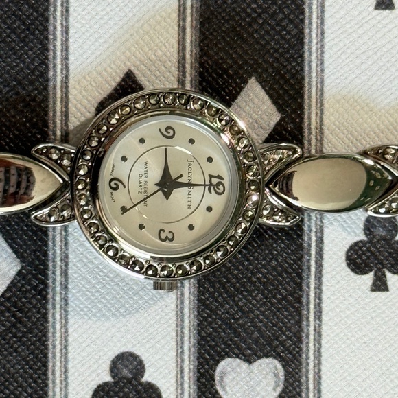 VINTAGE 1980'S JACKLYN SMITH MARCANSITE WATCH - Picture 3 of 8
